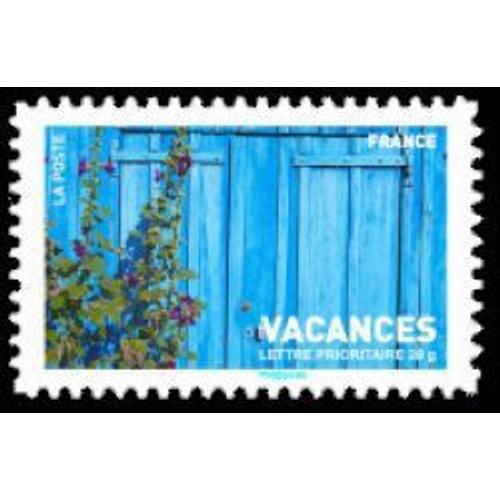 Timbre France 2007 Oblitéré - Vacances - Porte Bleue Et Roses Trémières - Prior 20g Yt4037