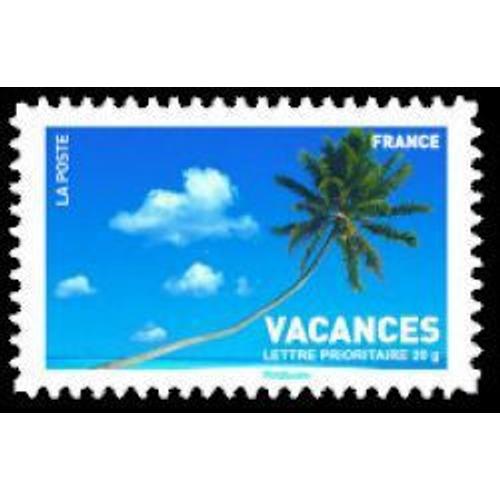 Timbre France 2007 Oblitéré - Vacances - Cocotier - Prior 20g Yt4044