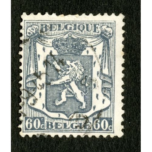 Timbre Oblitéré Belgique, Belgie, 60 C