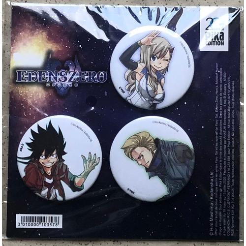 Badge Eden Zero, Broche, Manga, Bd, Japonaise, Figurine