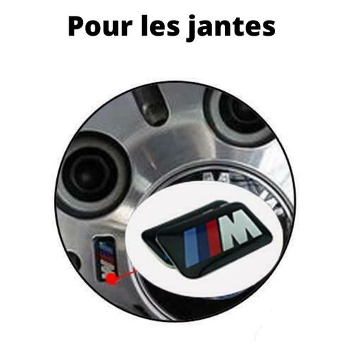 Autocollants logo M pour BMW - badges - emblème - jantes - volant -  intérieur 