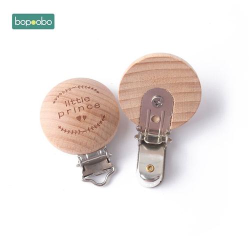 Clip Le Petit Prince Couleur Attache Sucette En Bois Pour Bébé, Accessoire En Métal De Dentition, En Forme De C¿Ur, Pour Animaux