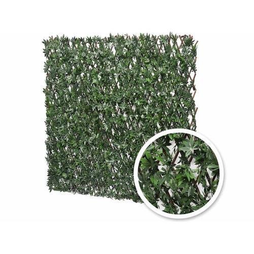 Treillis Extensible Feuilles De Vigne Vierge 2 M (2 Treillis De 1 X 2 M) - Jardideco