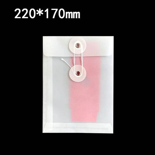 Enveloppe En Papier Kraft Sulfurique,Sac De Rangement Pour Billets De Bureau,Petit Sac D'archive,Couleur Rétro,Affaires De Haute Qualité,Enroulement,50 Pièces Par Lot - Type [H1]-220x170mm(A5)