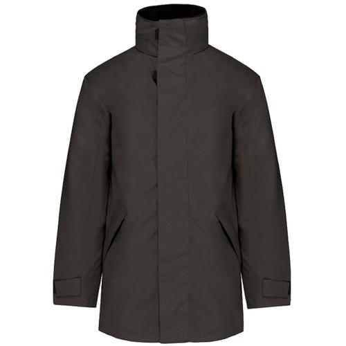 Parka Homme Doublure Matelassée - K677 - Gris Foncé