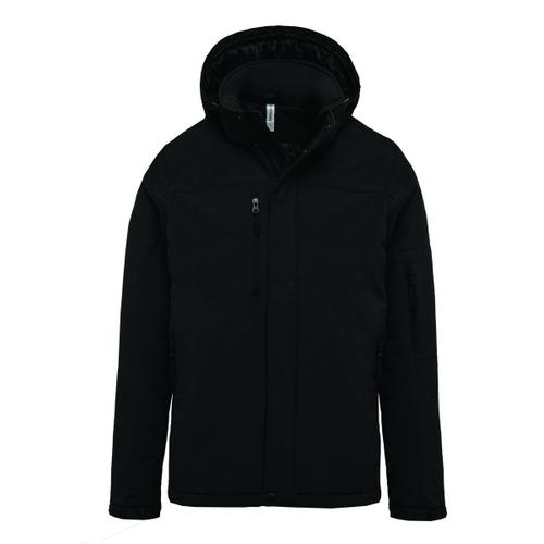 Parka Softshell Matelassée À Capuche - K650 - Homme - Noir