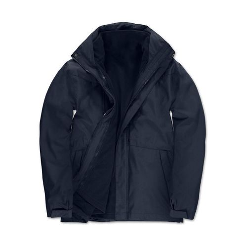 Veste Parka 3 En 1 Corporate - Homme Ju873 - Bleu Marine