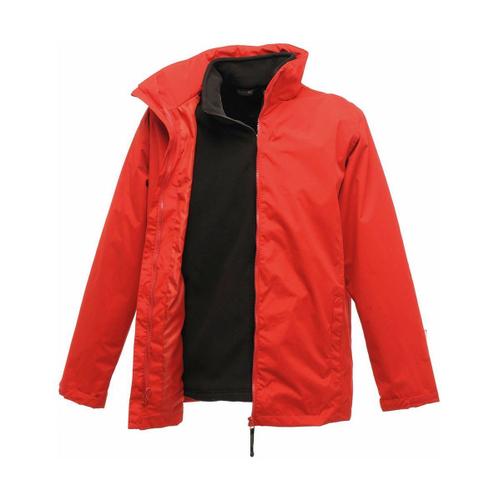 Parka Veste Imperméable 3 En 1 Homme Tra150 - Rouge