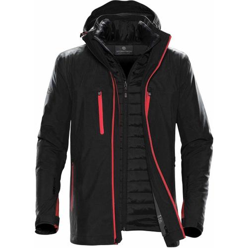 Veste Technique 3 En 1 Homme Xb-4 Matrix Noir - Rouge - Conditions Extrêmes