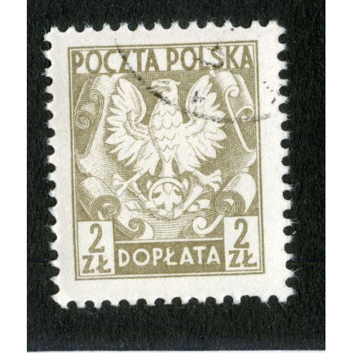 Timbre Oblitéré Poczta Polska 2 Zl, Doplata
