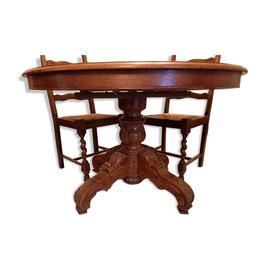 Table Ovale Bois