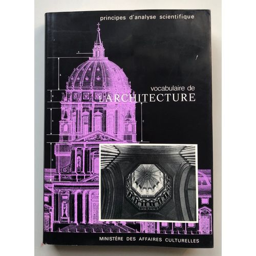 Vocabulaire De L'architecture Principes D'analyse Scientifique Tome 2