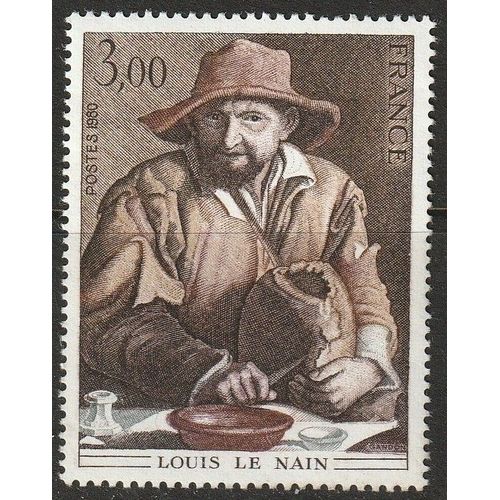 Série Artistique, "La Famille De Paysans" De Louis Le Nain. 1980 Timbre Neuf** N° 2108