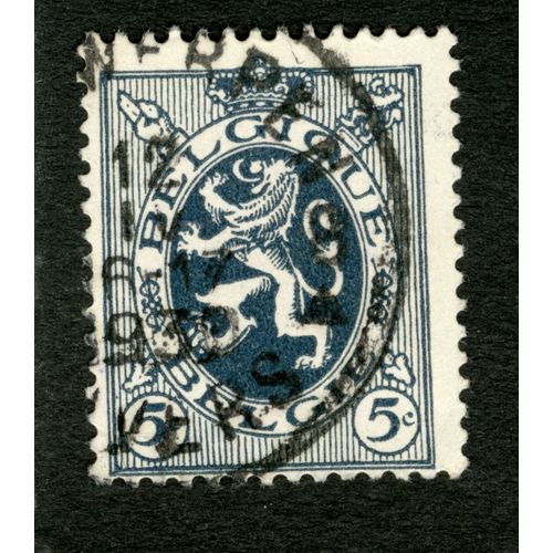 Timbre Oblitéré Belgique, Belgie, 5c