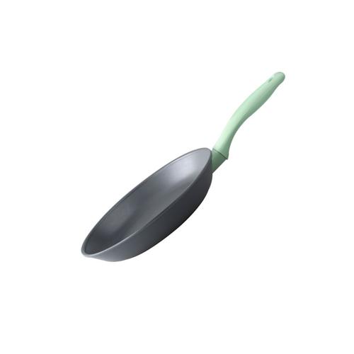 Fackelmann 33096 Poêle De Cuisson, Poêle 24 Cm, Poêle À Frire, Poêle Cuisson, Poele, Poêle Eco-Responsable, Gris, Vert, 24 Cm