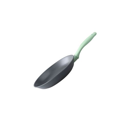 Fackelmann 33095 Poêle À Frire 20 Cm, Poêle 20 Cm, Poêle De Cuisine, Poele, Poêle De Cuisson, Poele 20 Cm, Aluminium Recyclé, Gris, Vert, 20 Cm