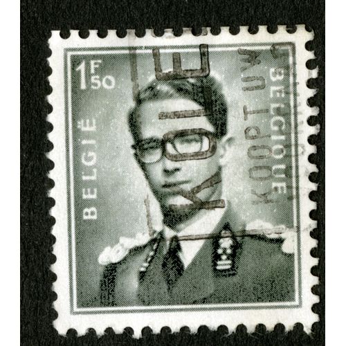Timbre Oblitéré Belgie, Belgique, 1f50