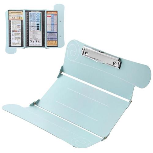 Couleur Aqua Blue Planches À Pinces De Soins Infirmiers Pliables A4, Fournitures Scolaires Pour Infirmières Cliniques Médecins Avec Rapidité