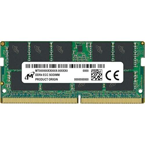 Micron - DDR4 - module - 16 Go - SO DIMM 260 broches - 3200 MHz / PC4-25600 - CL22 - 1.2 V - mémoire sans tampon - ECC