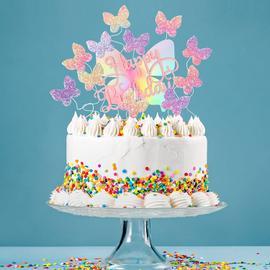 Décoration pour Gâteau Happy Birthday - Cake Topper - Dragées Anahita