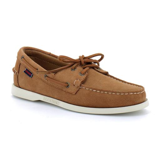 Sebago Docksides Portland Flesh Out Marron