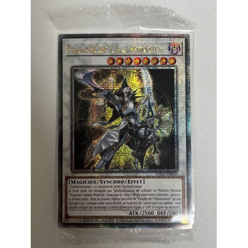 Paladin De L'illumination | Tn23-Fr010 | Secrète Rare Quart De Siècle