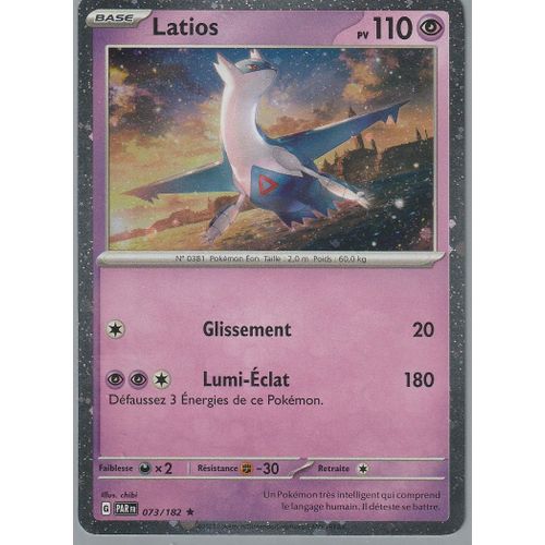 Carte Pokémon - Latios - 073/182 - Holo-Rare - Mosaique
