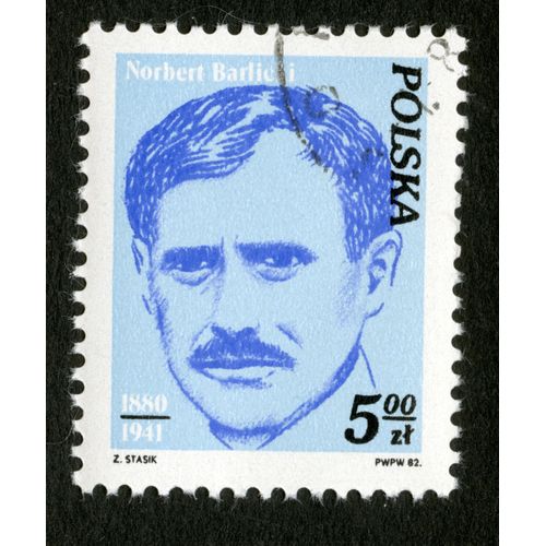 Timbre Oblitéré Polska ,Norbert Barlicki 1880-1941, Stasik, 1982, 5,00 Zl