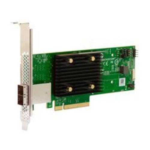 Broadcom HBA 9500-8e Tri-Mode - Contrôleur de stockage - 8 Canal - SATA 6Gb/s / SAS 12Gb/s / PCIe 4.0 (NVMe) - PCIe 4.0 x8