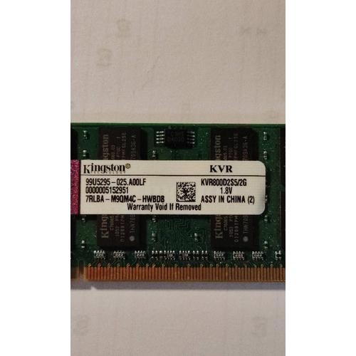 SODIMM Barrette mémoire 2GO