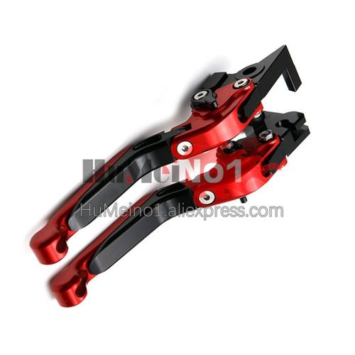 Rouge - Cnc Leviers D'embrayage De Frein Pour Yamaha Yzf R1 1000 Cc Yzf R1 Yzfr1 09 10 11 12 2009 2010 2011 2012 Pliante Réglable Leviers De Frein