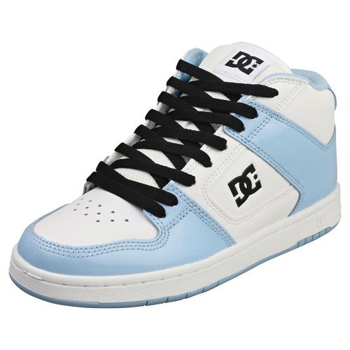 Dc Shoes Manteca 4 Mid Baskets Patin Bleu Blanc