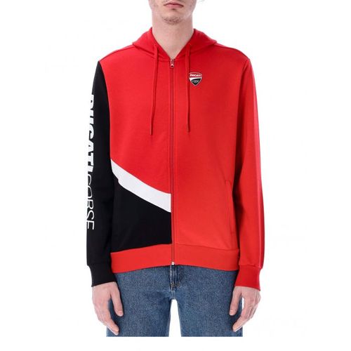 Sweat A Capuche Zip Ducati Corse Flash Officiel Motogp