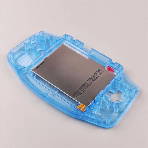 Agumon -Clear Orange - Coque Avec Boutons Pour Game Boy Advance Gba Ips V2, Avec Couvercle De Lentille En Verre, Kit D'écran Lcd, Boîtier Prédécoupé Pour La Console, Accessoire De Nouvelle Collection