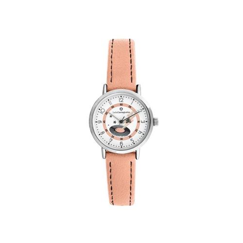 Lulu Castagnette Rock Star Montre Fille Cuir Rose 38980