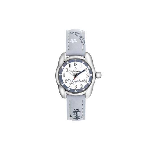 Lulu Castagnette Escape Montre Fille Cuir Gris 38974