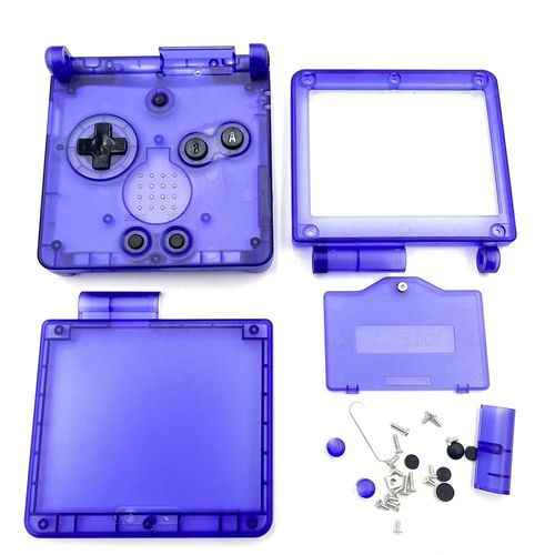 Vert Clair - Coque De Remplacement Transparente Pour Gba Sp, Pour Game Boy Advance Sp
