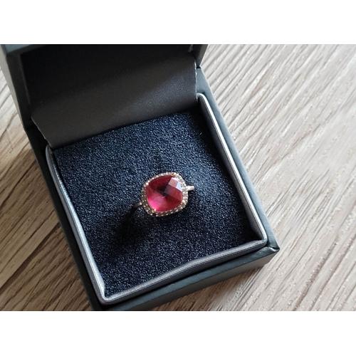 Bague Or Rose Topaze (Taille 51)