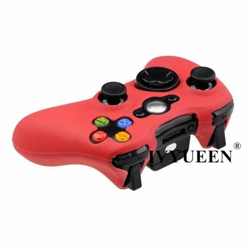 Bleu Noir - Coque De Protection En Silicone Souple, 20 Couleurs, Pour Contrôleur Filaire/Sans Fil Microsoft Xbox 360, Capuchons De Protection Pour Bâtons Analogiques