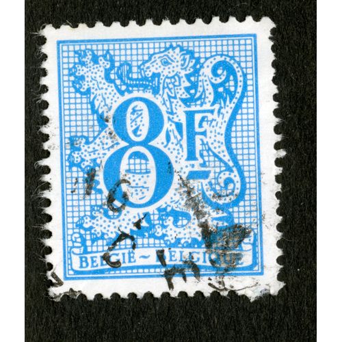 Timbre Oblitéré Belgie, Belgique, 8 F