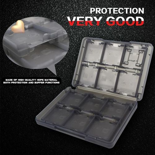 Pour Nds 3ds Noir - Étui Pour Cartes De Jeu 24/28 Grilles En 1, Pour Nintendo Switch, Boîte De Rangement Portable Pour Nds/3ds 2ds/Ds Lite/Dsl, Accessoires