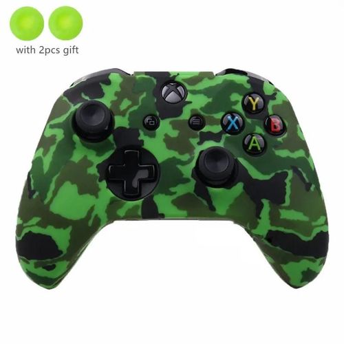 Étui De Remplacement Antidérapant En Silicone Pour Manette Xbox One, Housse De Protection Avec Capuchon De Pouce Pour Joystick