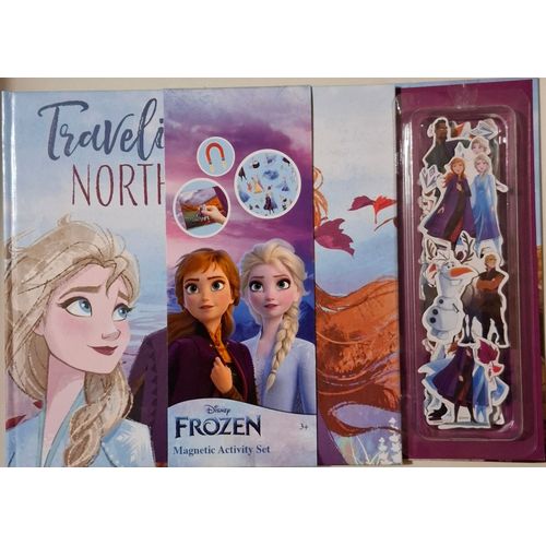 Frozen La Reine Des Neiges - Livre Magnétique - Trés Nombreux Aimants À L'effigie Des Personnages De La Reine Des Neiges