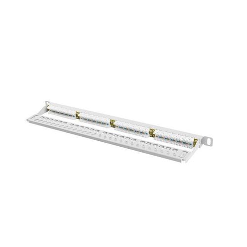 LANBERG PPU6-0024-S Lanberg Patch Panel 24 port 0.5U, cat. 6, grey