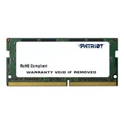 Mémoire Patriot Série Signature SODIMM RAM DDR4 2666 MHz PC4-21300 16 Go (1x16 Go) C19 - PSD416G266681S