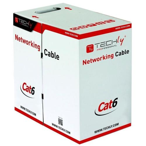 Intellinet ITP6-CCA-305-GY 305 m Cat6 U/UTP (UTP) Gris - Câble réseau (305 m, Cat6, U/UTP (UTP), Gris)