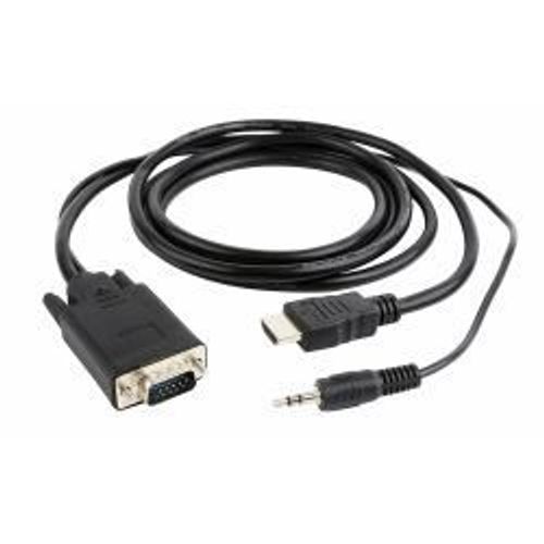 Câble Gembird HDMI VGA +3.5mm/1.8m
