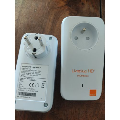 Live plug HD+ 500 Mbits Orange