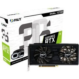 Carte graphique GeForce RTX 3060 Palit RTX 3060 Dual OC (NE63060T19K9-190AD)