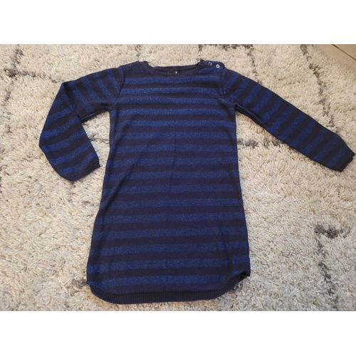 Robe Rayée Marine 4 Ans